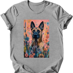Dutch Shepherd Boho Dog T Shirt Gift For Dog Lover