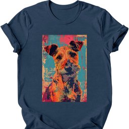 Irish Terrier Punk Dog T Shirt Gift For Dog Lover