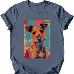 Irish Terrier Punk Dog T Shirt Gift For Dog Lover