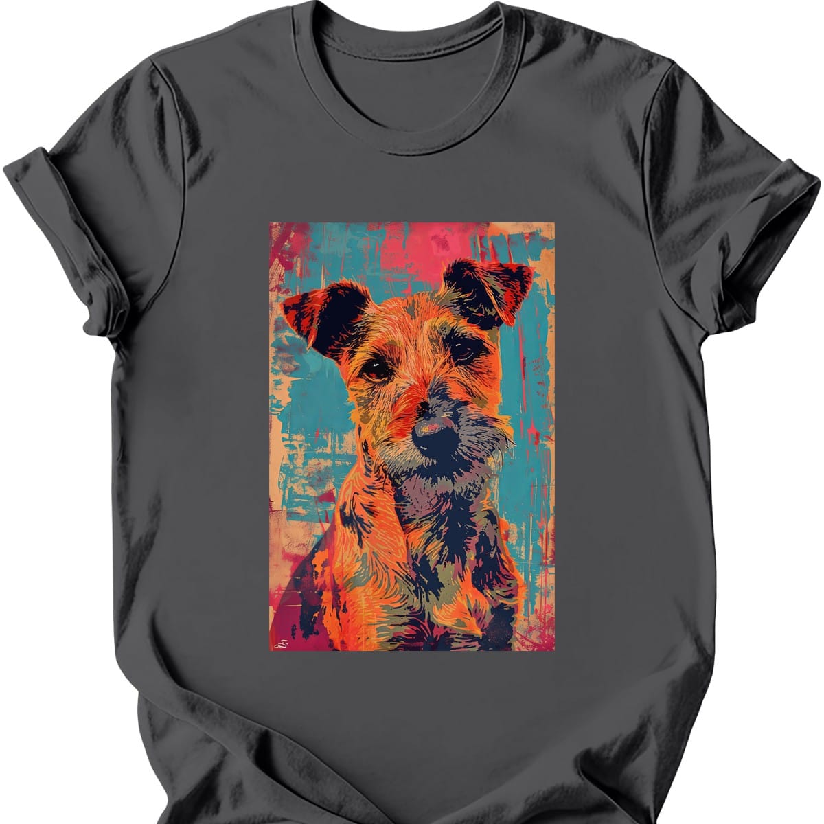 Irish Terrier Punk Dog T Shirt Gift For Dog Lover