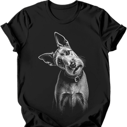 Irish Terrier Tilted Dog T Shirt Gift For Dog Lover