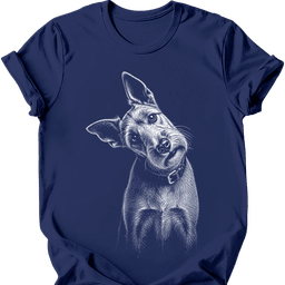 Irish Terrier Tilted Dog T Shirt Gift For Dog Lover