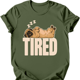 Mastiff Tired Dog T Shirt Gift For Dog Lover