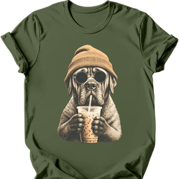 Mastiff Hipster Dog T Shirt Gift For Dog Lover