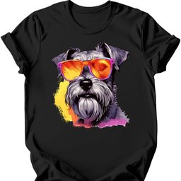 Miniature Schnauzer Top Dog T Shirt Gift For Dog Lover