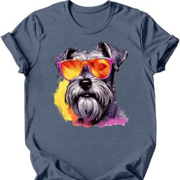 Miniature Schnauzer Top Dog T Shirt Gift For Dog Lover