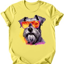 Miniature Schnauzer Top Dog T Shirt Gift For Dog Lover