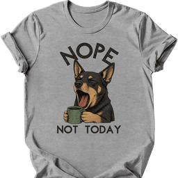 Kelpie Not Today T Shirt Gift For Dog Lover