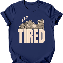 Irish Wolfhound Tired Dog T Shirt Gift For Dog Lover