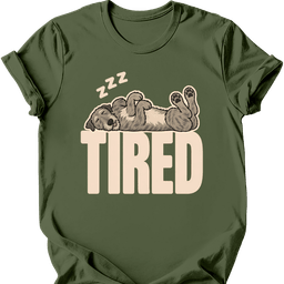 Irish Wolfhound Tired Dog T Shirt Gift For Dog Lover