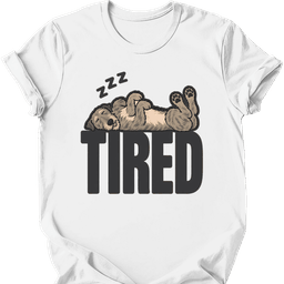 Irish Wolfhound Tired Dog T Shirt Gift For Dog Lover