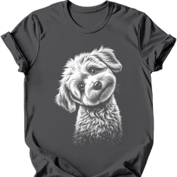Maltipoo Tilted Dog T Shirt Gift For Dog Lover