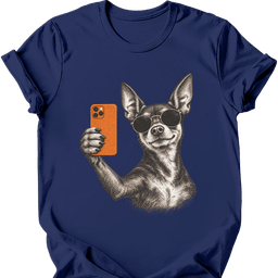 Miniature Pinscher Selfie Dog T Shirt Gift For Dog Lover