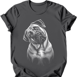 Mastiff Tilted Dog T Shirt Gift For Dog Lover