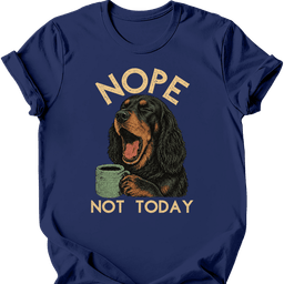 Gordon Setter Not Today T Shirt Gift For Dog Lover