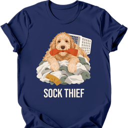Goldendoodle Sock Thief T Shirt Gift For Dog Lover
