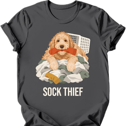 Goldendoodle Sock Thief T Shirt Gift For Dog Lover