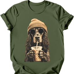 Gordon Setter Hipster Dog T Shirt Gift For Dog Lover
