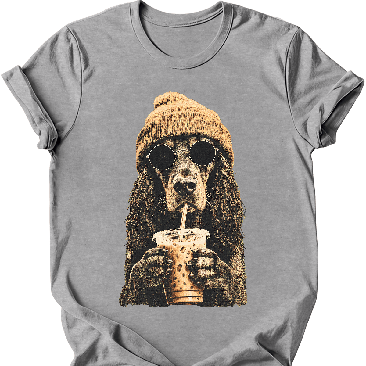 Gordon Setter Hipster Dog T Shirt Gift For Dog Lover