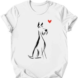 Kerry Blue Terrier Sketch Dog T Shirt Gift For Dog Lover