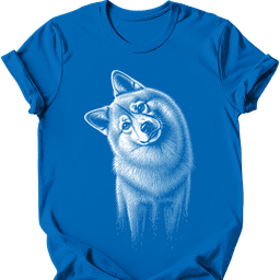 Finnish Spitz Tilted Dog T Shirt Gift For Dog Lover