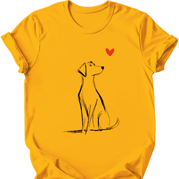 Labrador Sketch Dog T Shirt Gift For Dog Lover