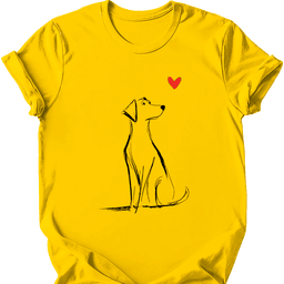 Labrador Sketch Dog T Shirt Gift For Dog Lover