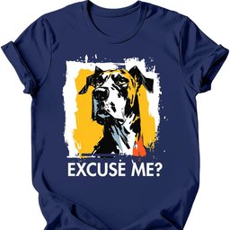 Great Dane Excuse Me Dog T Shirt Gift For Dog Lover