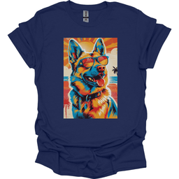 German Shepherd Summer Dog T Shirt Gift For Dog Lover