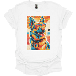 German Shepherd Summer Dog T Shirt Gift For Dog Lover