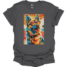 German Shepherd Summer Dog T Shirt Gift For Dog Lover