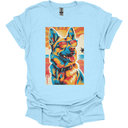 German Shepherd Summer Dog T Shirt Gift For Dog Lover