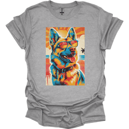 German Shepherd Summer Dog T Shirt Gift For Dog Lover