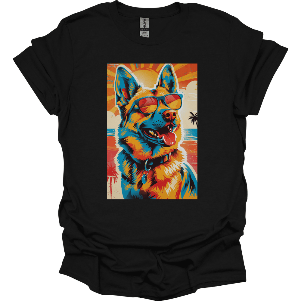 German Shepherd Summer Dog T Shirt Gift For Dog Lover