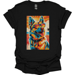German Shepherd Summer Dog T Shirt Gift For Dog Lover