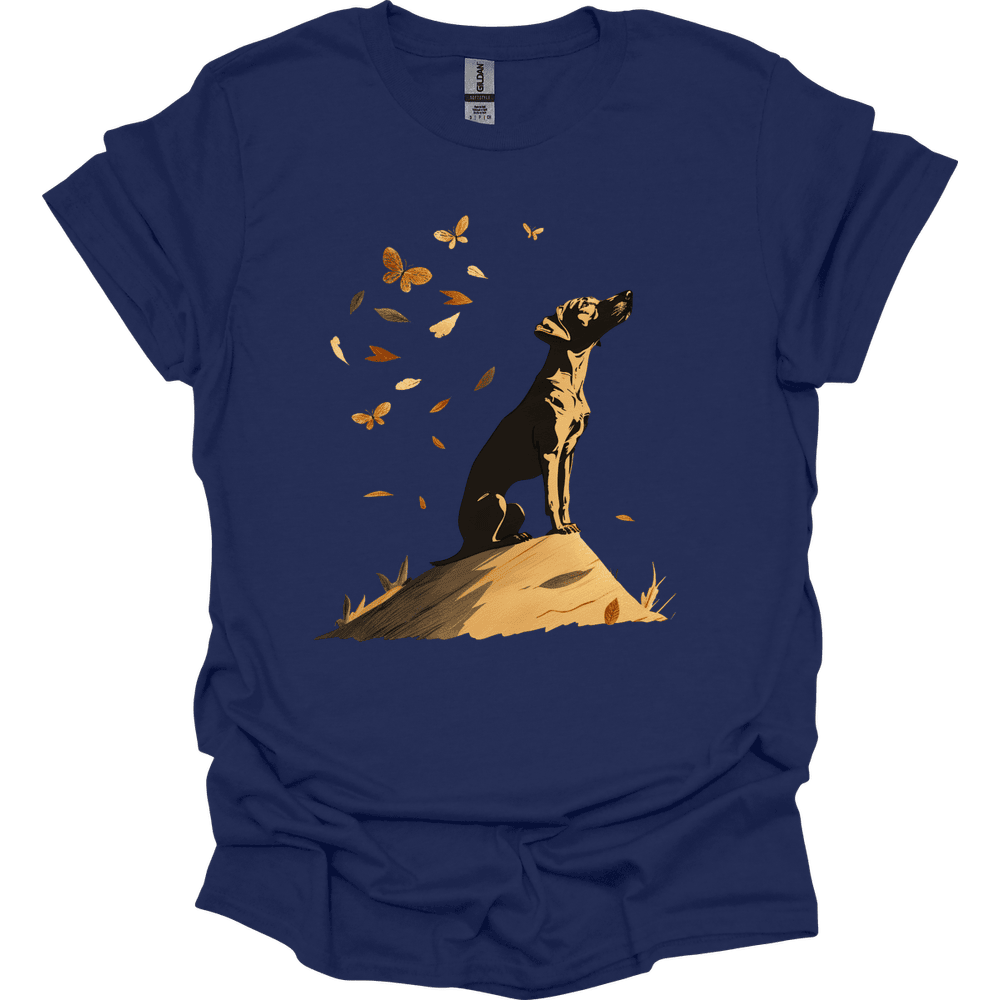 German Shorthaired Pointer Fall Dog T Shirt Gift For Dog Lover
