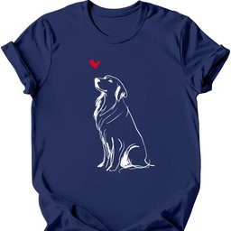 Golden Retriever Sketch Dog T Shirt Gift For Dog Lover