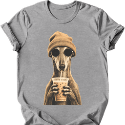 Galgo Hipster Dog T Shirt Gift For Dog Lover