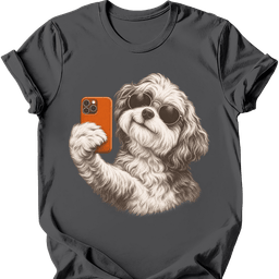 Havanese Selfie Dog T Shirt Gift For Dog Lover