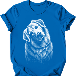 Great Pyrenees Tilted Dog T Shirt Gift For Dog Lover