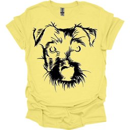 Jack Russell Line Art T Shirt Gift For Dog Lover