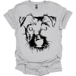 Jack Russell Line Art T Shirt Gift For Dog Lover
