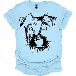 Jack Russell Line Art T Shirt Gift For Dog Lover