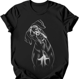 Great Dane Tilted Dog T Shirt Gift For Dog Lover