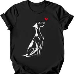 German Shorthaired Pointer Sketch Dog T Shirt Gift For Dog Lover