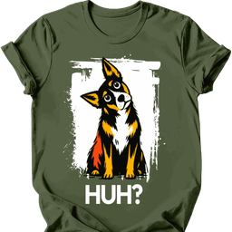 Kelpie Huh Dog T Shirt Gift For Dog Lover