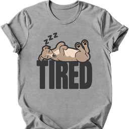 Italian Greyhound Tired Dog T Shirt Gift For Dog Lover