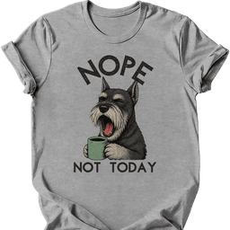 Giant Schnauzer Not Today T Shirt Gift For Dog Lover
