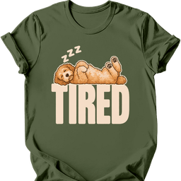 Goldendoodle Tired Dog T Shirt Gift For Dog Lover