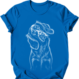 Gordon Setter Tilted Dog T Shirt Gift For Dog Lover